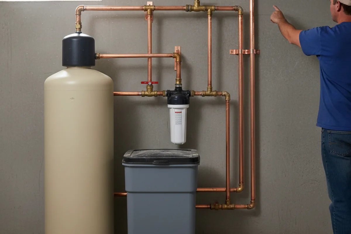 Whole-house water treatment system installed in Bridgeview